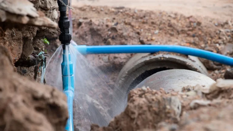 main sewer line replacement