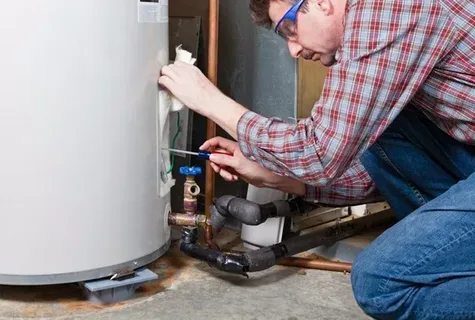 installing hot water heater