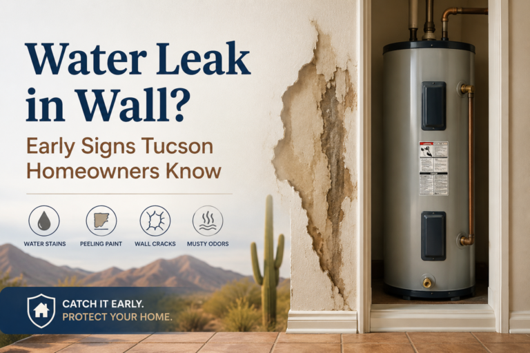 Water Leak in Wall? Early Signs Tucson Homeowners Know